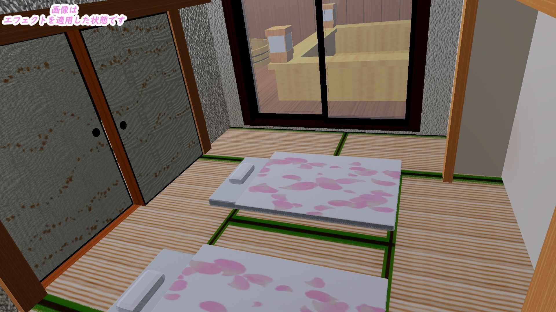 サンプル画像4:［3D Model Stage］ 露天風呂付き客室(時間空間) [d_340309]