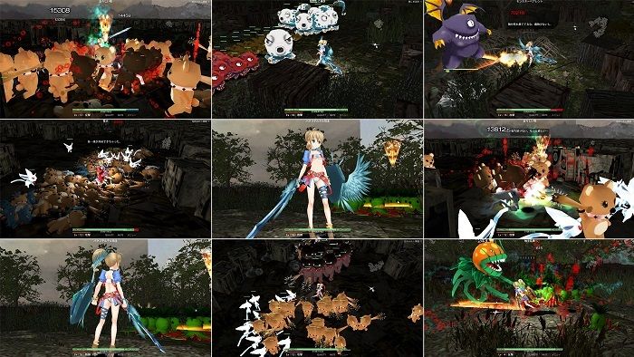 サンプル画像1:愛なきバケモノハンター〜負ければ触手に犯●れる〜(tensun3d) [d_340728]