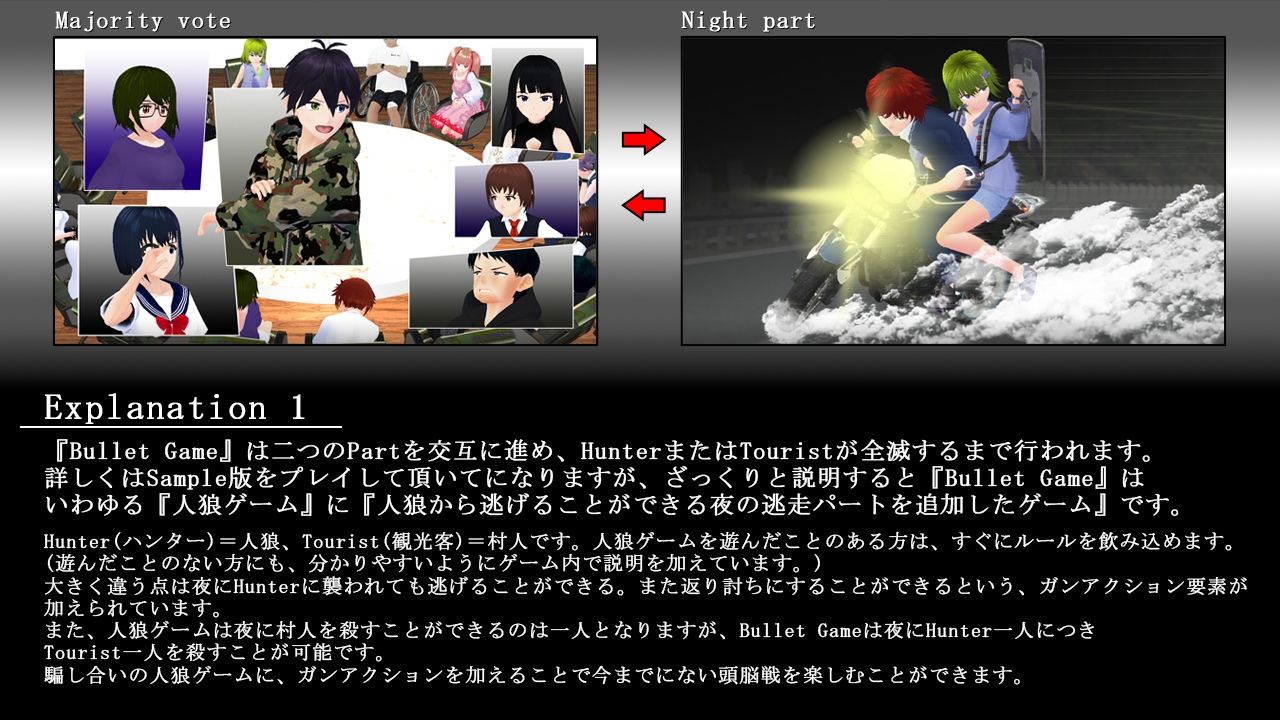 サンプル画像2:Bullets Game(電脳原人) [d_341351]