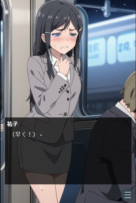 サンプル画像5:美人上司OLの終電おしっこ我慢(Vida Loca) [d_347618]