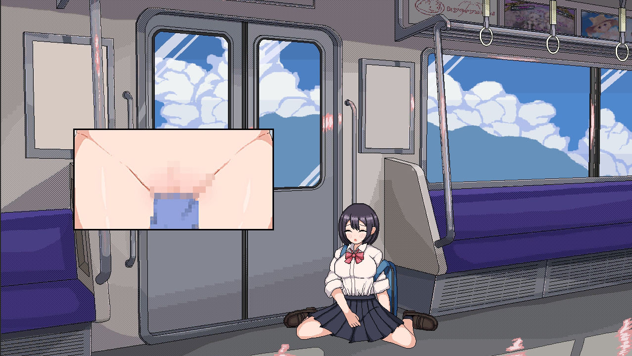 サンプル画像4:電車でみかけるあの子のスカートとおれのポケットがつながった日。(きょうりゅうらんど) [d_350096]