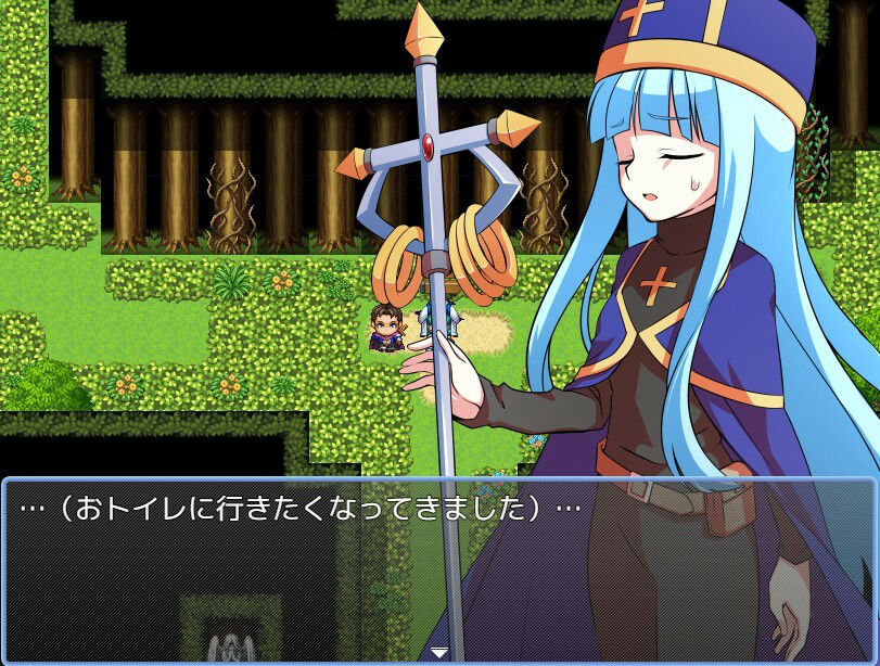 サンプル画像2:おしがま僧侶と優しい勇者様(えちえちげーむず) [d_351192]