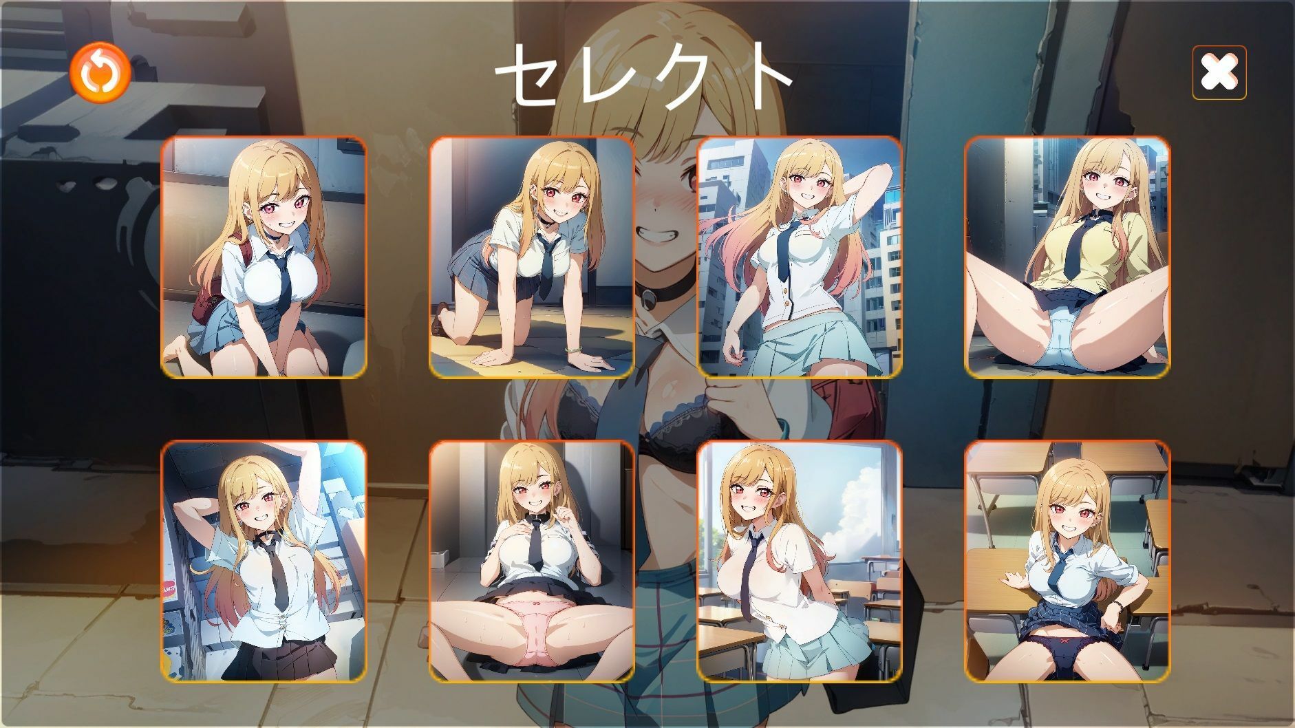 サンプル画像5:脱衣ブロック崩し マリンちゃんとラブラブデート(こづるソフトウェア) [d_356301]