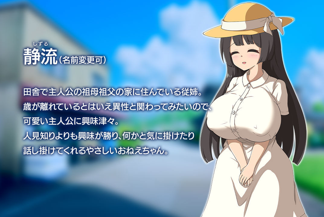 サンプル画像5:静流お姉ちゃんとのエッチな夏(ryoheyLab.) [d_356703]