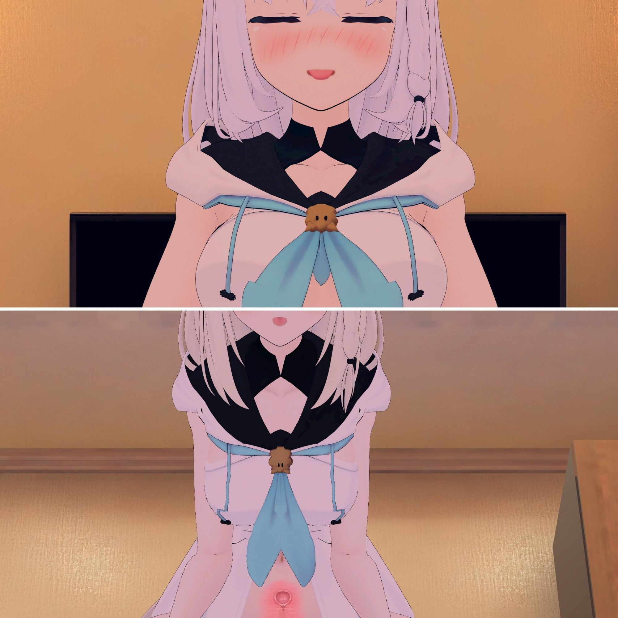 サンプル画像6:【VR専用】白〇フブキとVRえっち【日本語/English】(あーるあーるあーる) [d_356769]