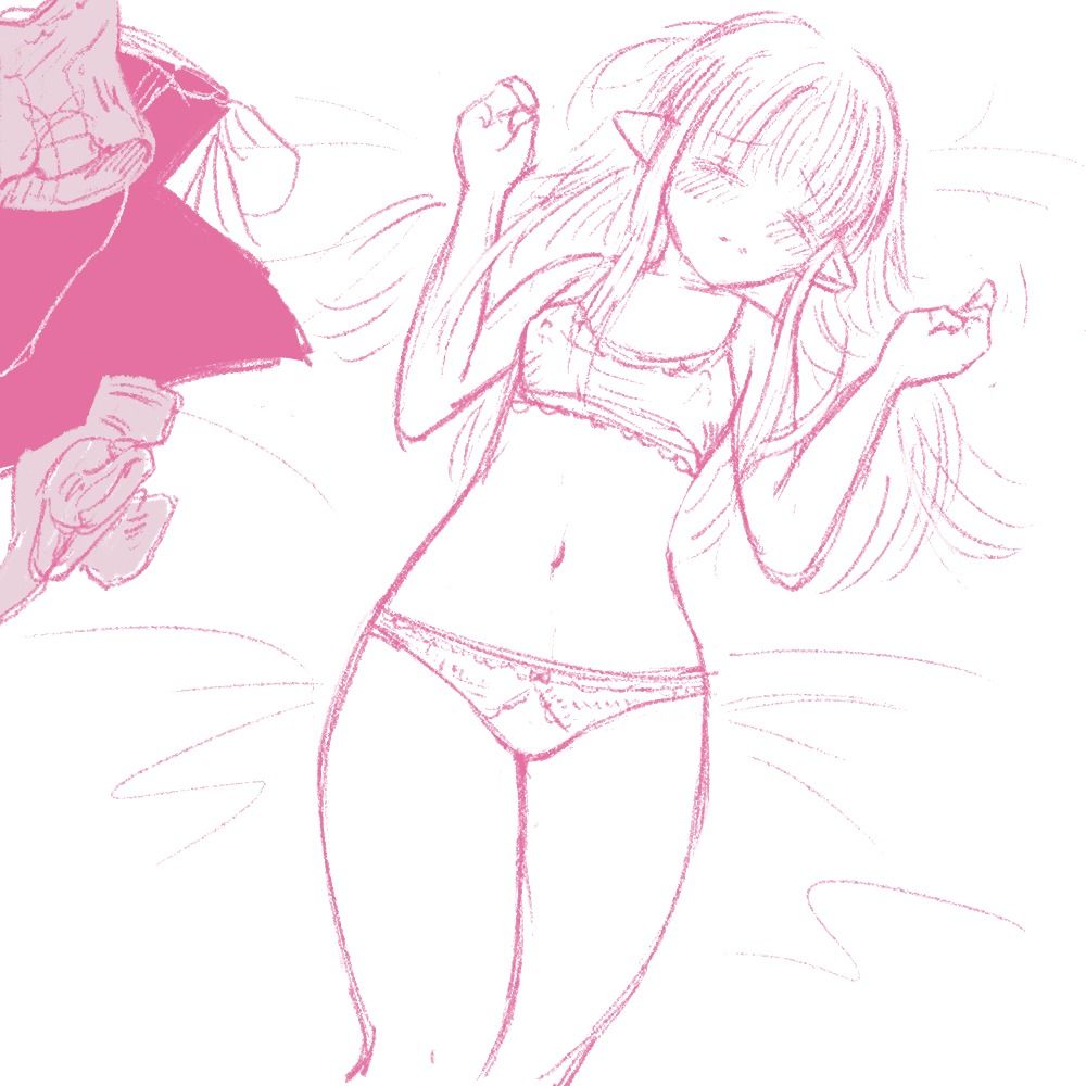 サンプル画像2:おさななじみハーフエルフさんと新婚初夜えっち(せいほうけい) [d_360244]