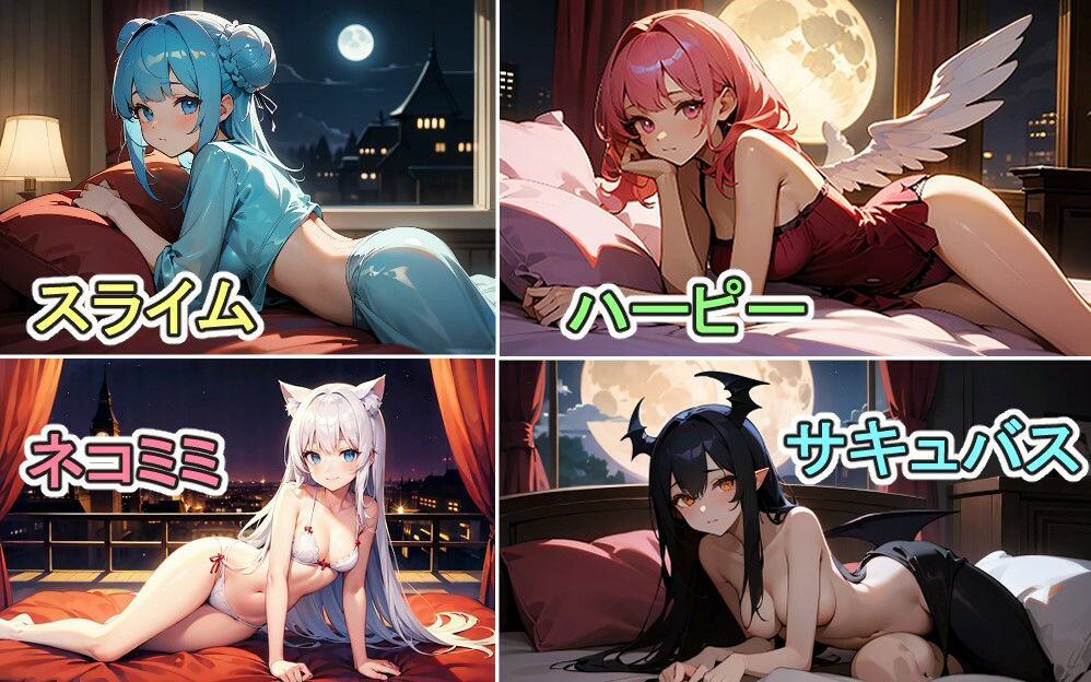 サンプル画像3:えっちな魔族娼館クリッカー(ゼンリョーAI) [d_360374]