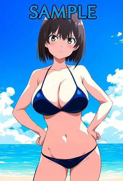 サンプル画像3:ぬがせてあそぼ水着美少女編(おにぎり本舗) [d_368122]