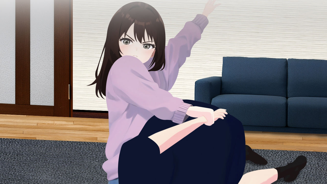 サンプル画像2:超絶美人だけど勝気で生意気な家庭教師のお姉さんにスパンキングの逆お仕置きをして興奮しまくった俺は学校の美少女達とエッチ三昧をしまくりリア充生活を送り続ける話(Cute spanking（キュート  スパンキング）) [d_375447]