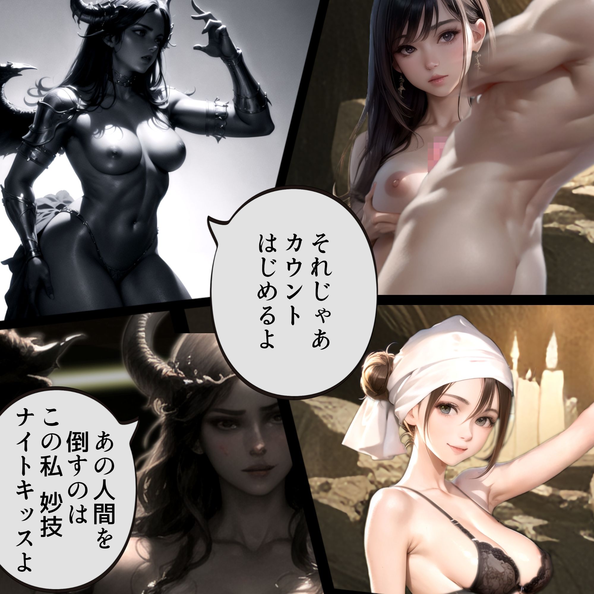 サンプル画像1:インギャルDサガ 〜淫女 異世界 英雄伝説〜 BATTLE STAGE(ドシロート) [d_384082]