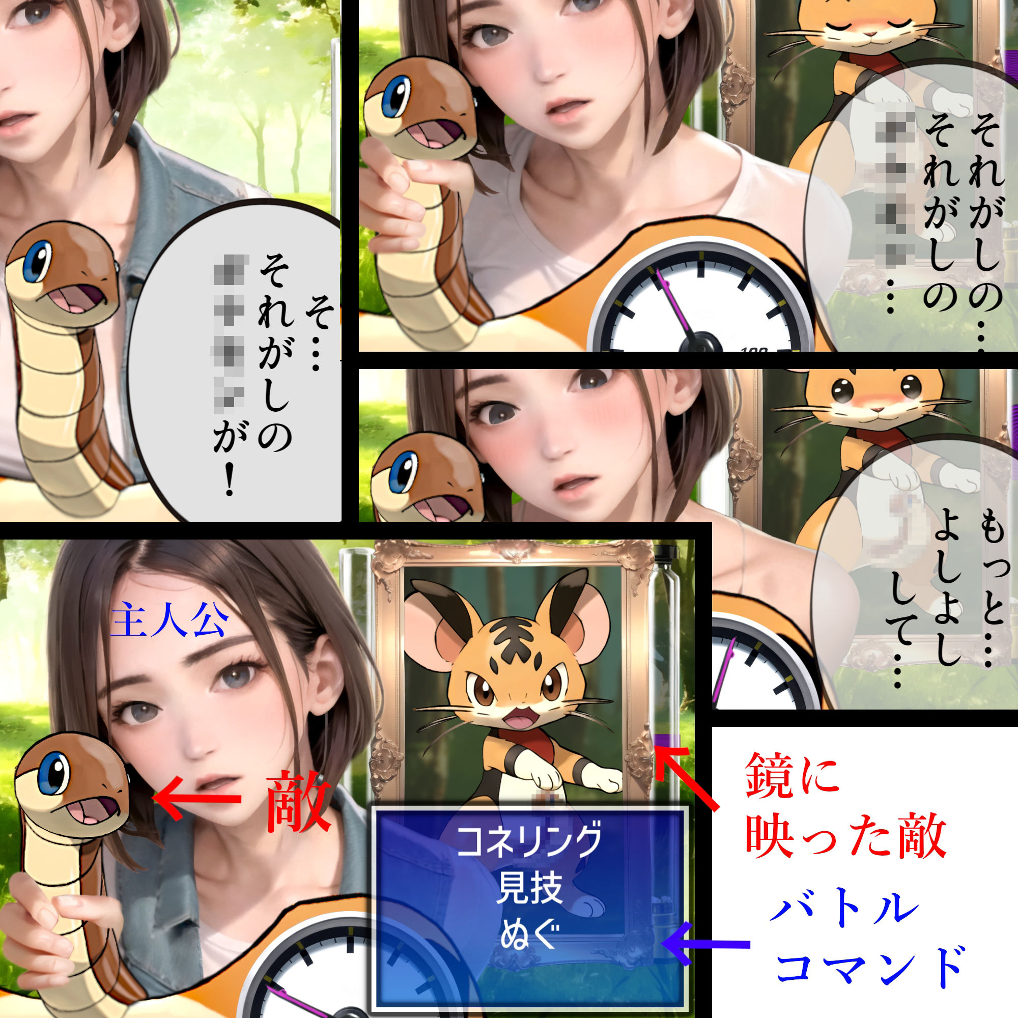 サンプル画像6:インギャルDサガ 〜淫女 異世界 英雄伝説〜 BATTLE STAGE(ドシロート) [d_384082]