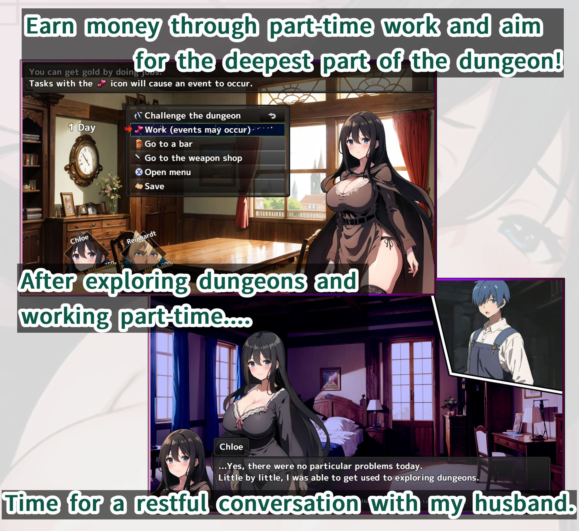 サンプル画像4:Until new wife Chloe falls(スタジオVR) [d_388663]