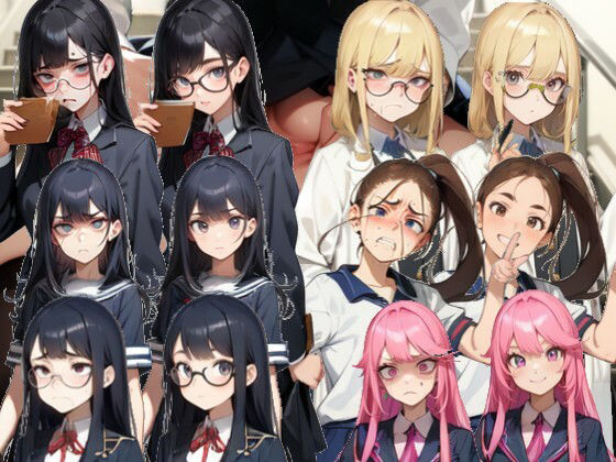 サンプル画像4:【スマホ・PC両対応/MultiLang】あなたは女の子をエッチに見る能力を手に入れた！2 学園編(黒揚げ) [d_394048]