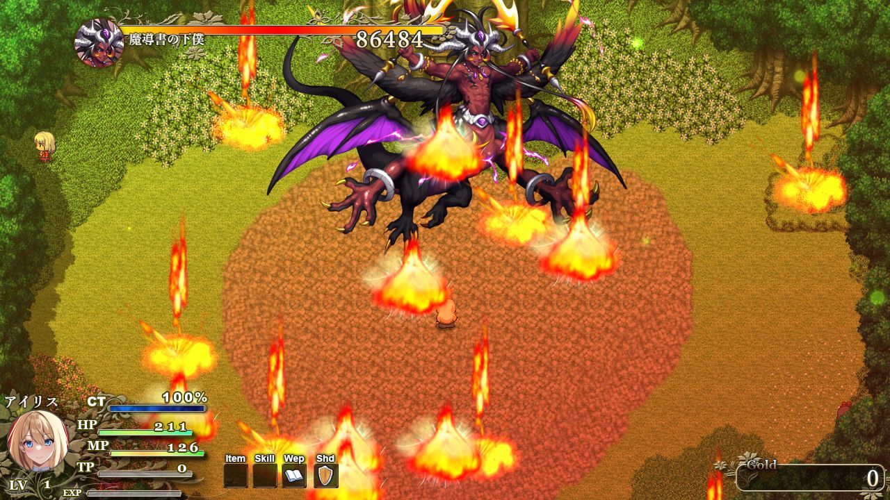 サンプル画像6:アイリスの魔導書(温泉雪そふと) [d_400864]