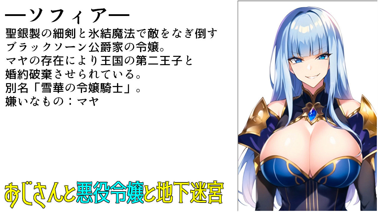 サンプル画像6:おじさんと悪役令嬢と地下迷宮(素寒貧) [d_403975]