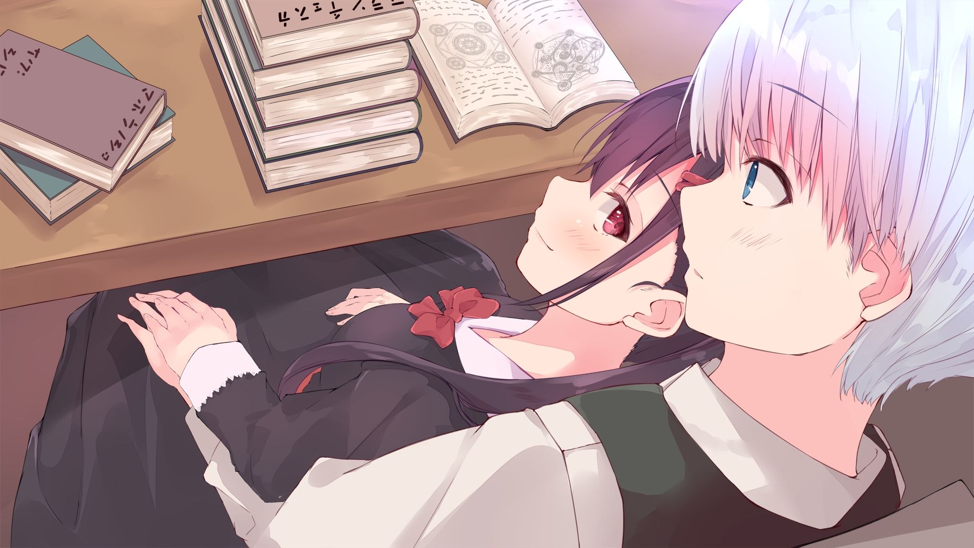 サンプル画像2:シロトクロ(H@ikaburi) [d_407043]