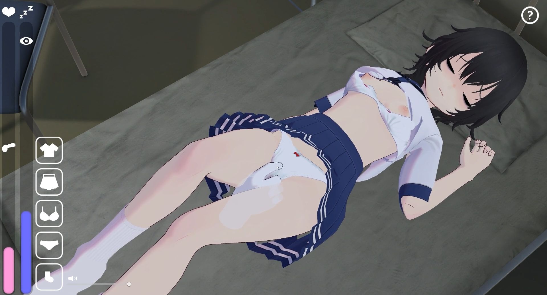 サンプル画像1:ねぶそくちゃんとおさわりゴースト？(あめつゆスタジオ) [d_411559]