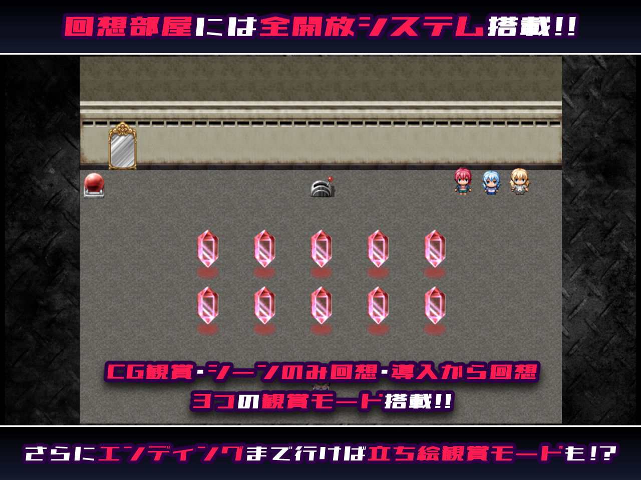 サンプル画像5:乳 闘拳乙女ガントレットパープル〜淫宮のエロトラップダンジョン〜(たのしいたけ) [d_411636]