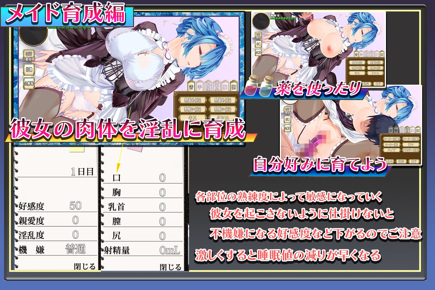 サンプル画像1:メイドはいつもご主人様の隣に(からあげカンパニー) [d_411882]