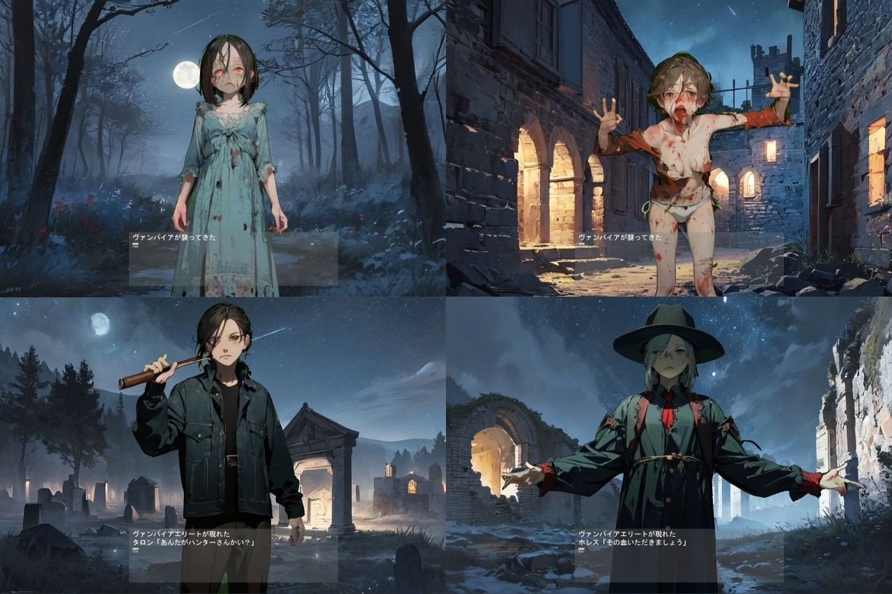 サンプル画像2:新約 ヴァンパイアハンター -夜王の復活-(vagrantsx) [d_423069]