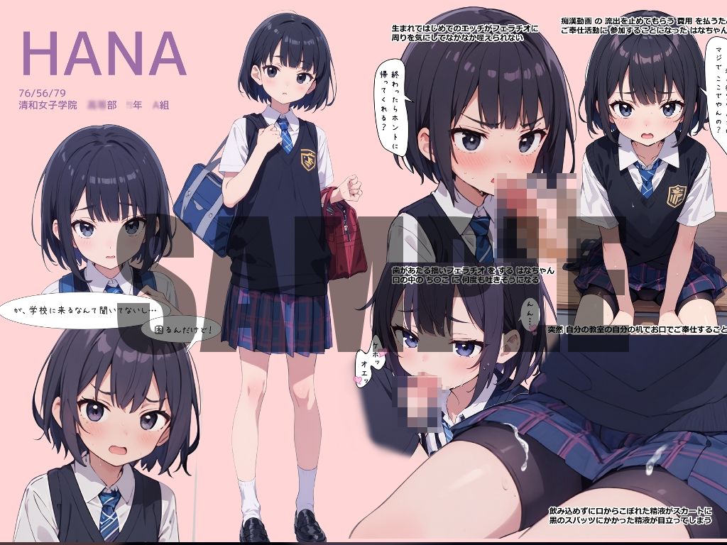 サンプル画像5:痴●中AI Vol3 ジト目JK編(デリュージョン) [d_425348]