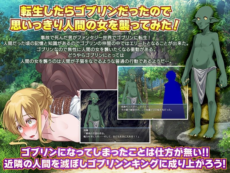 サンプル画像2:転生したらゴブリンだった！(ふること風味) [d_425809]