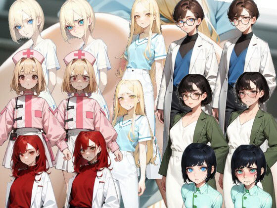 サンプル画像5:【スマホ・PC両対応/MultiLang】あなたは女の子をエッチに見る能力を手に入れた！6 病院編(黒揚げ) [d_434300]