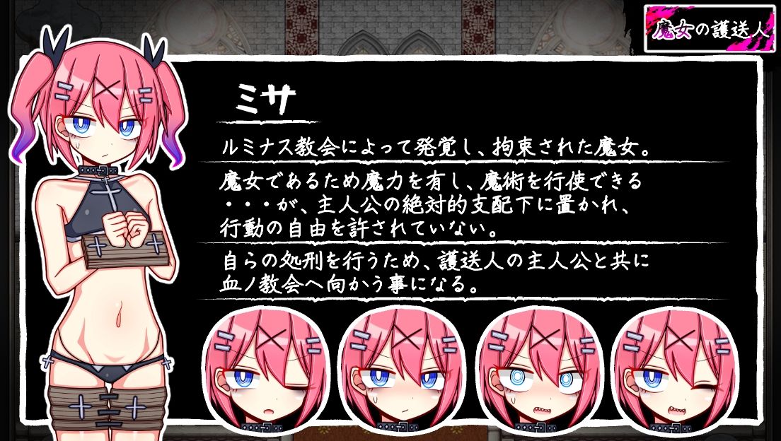 サンプル画像1:魔女の護送人(ふくろうさぎ) [d_438487]