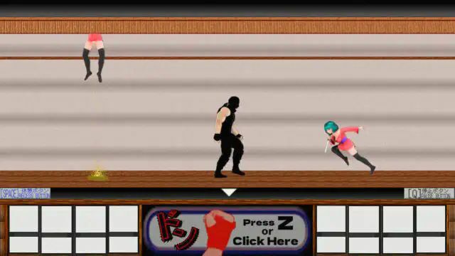 サンプル画像1:くノ一を天井にドン！するゲーム 抜け忍の天ドン(HENTYRANT) [d_440138]