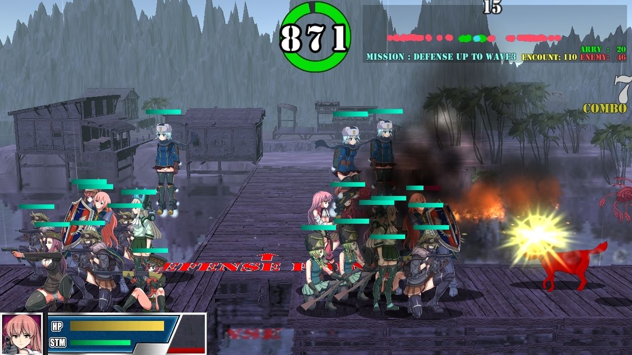 サンプル画像2:GIRLS DEFFENCE(サークルきんぐ) [d_452016]