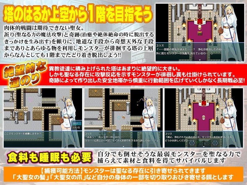 サンプル画像3:邪教徒襲来！大聖女ユリスと生け贄の祭壇(Octopus  army corps) [d_454433]