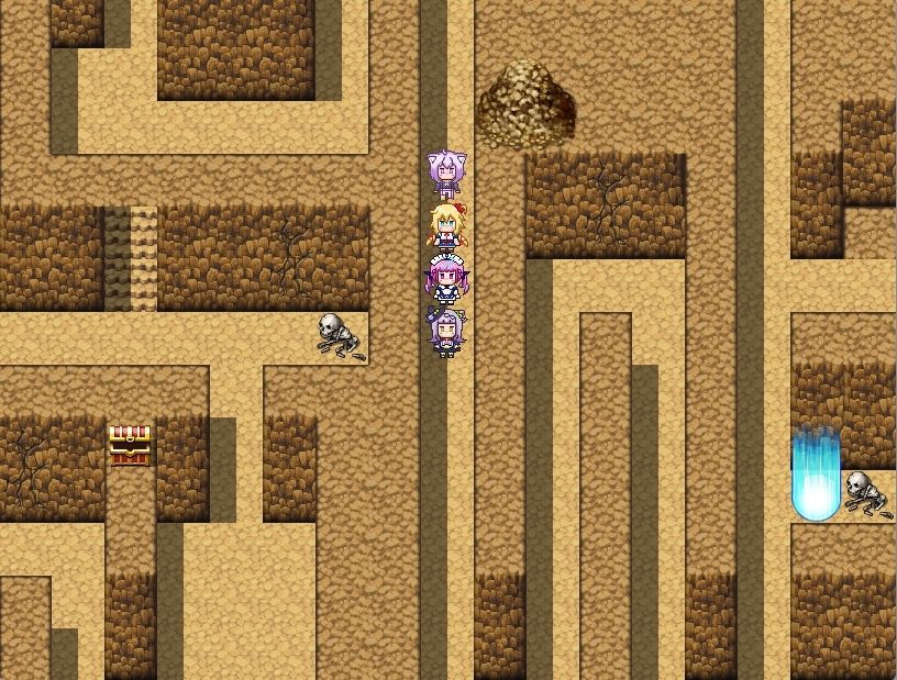 サンプル画像3:紫の魔法使いの冒険録(兎と騎士) [d_459658]