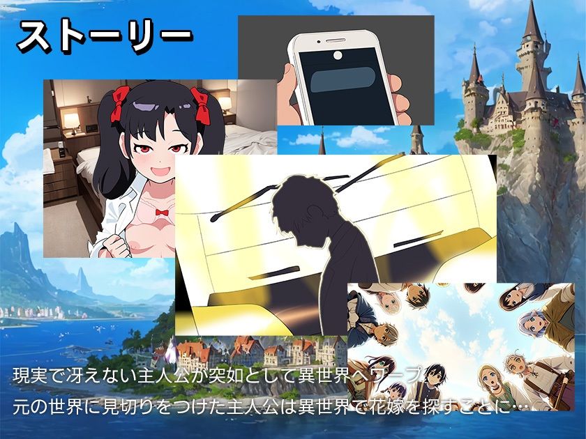 サンプル画像1:ヨメサンクエスト 〜異世界の四人の花嫁〜(サークルれたす) [d_464979]