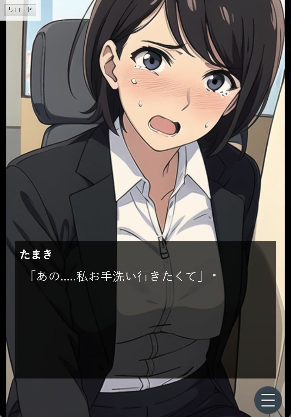 サンプル画像2:美人ツアコンがバス車内でおしっこ我慢できなくなる話(Vida Loca) [d_465831]