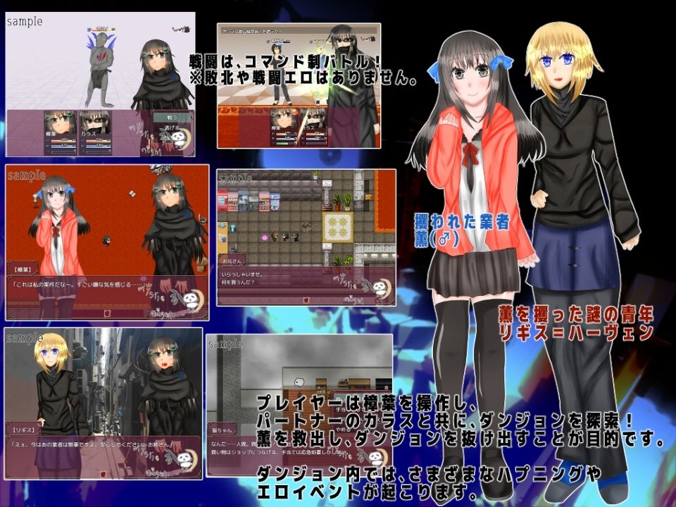 サンプル画像1:永遠の罪鴉(mystic night) [d_466397]