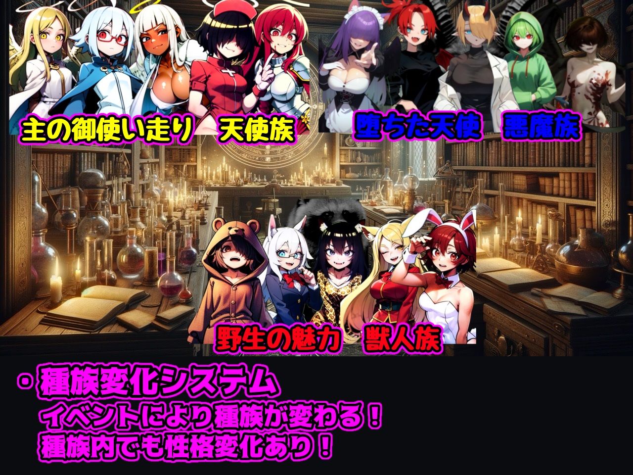 サンプル画像6:【Android版同梱】クイズ子育て まいホムンクルス！(ヤバイ狸の集会所) [d_472583]