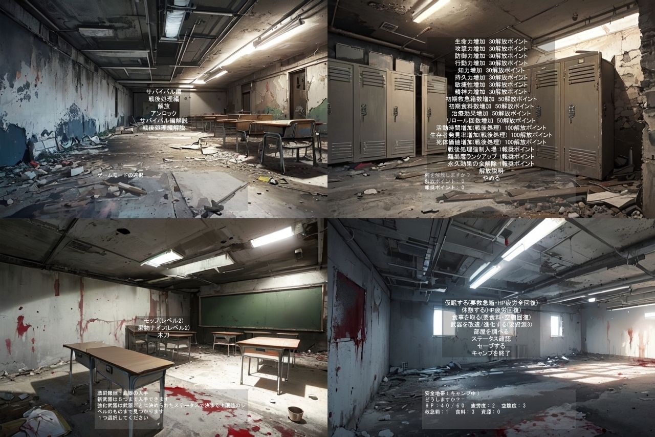 サンプル画像1:School Survivors(vagrantsx) [d_473312]