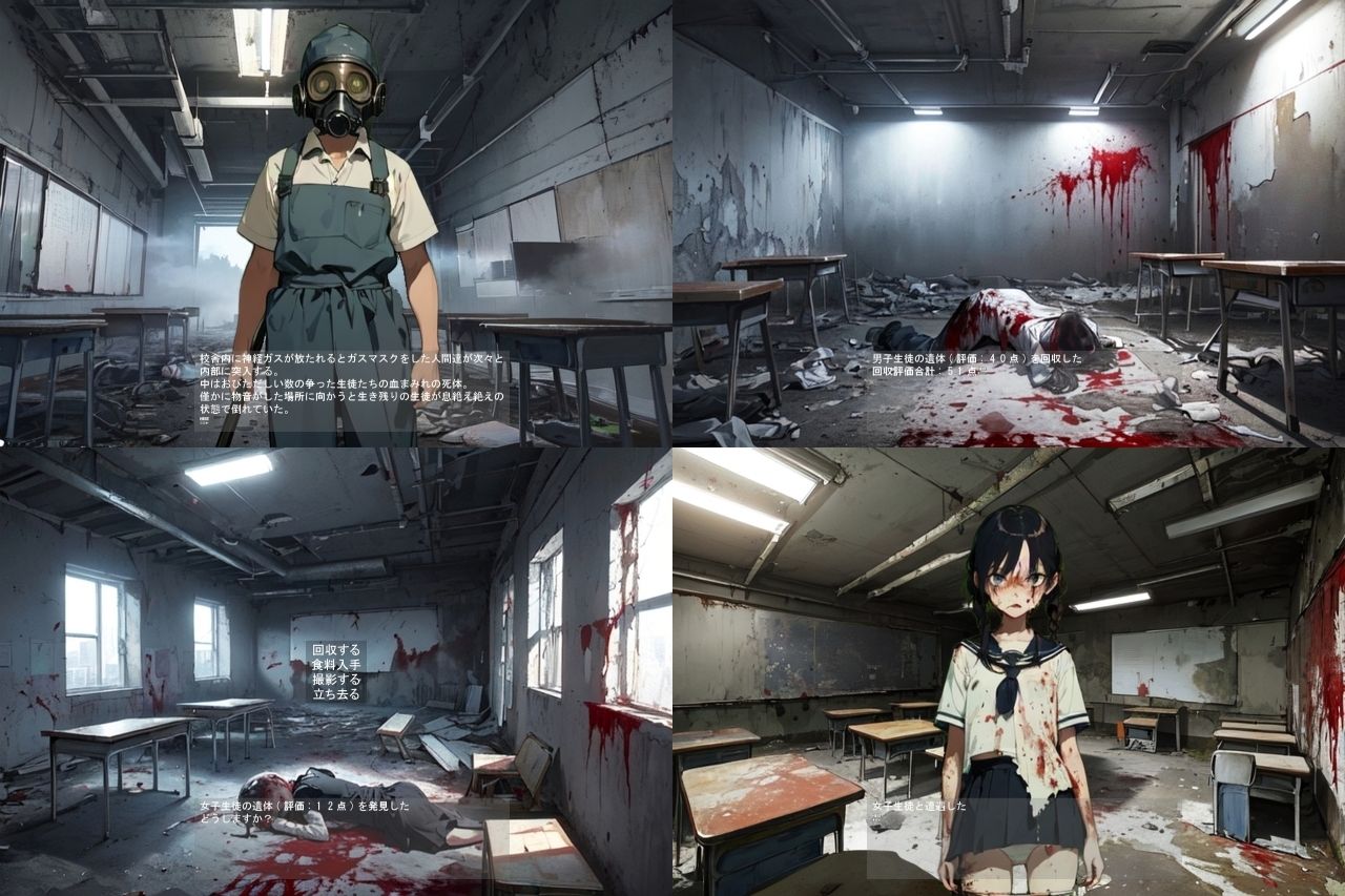 サンプル画像3:School Survivors(vagrantsx) [d_473312]