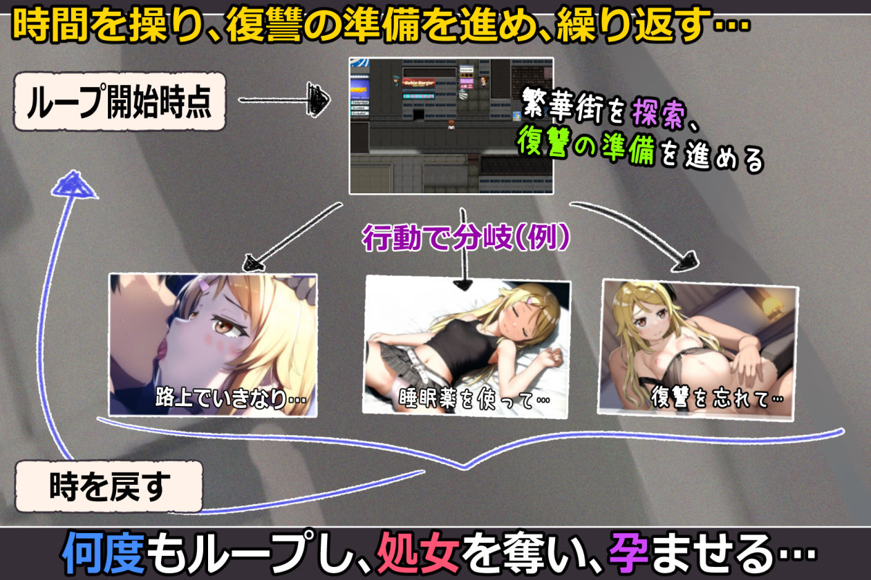 サンプル画像3:詐欺少女と時間操作の復讐(いちえ工房) [d_474425]