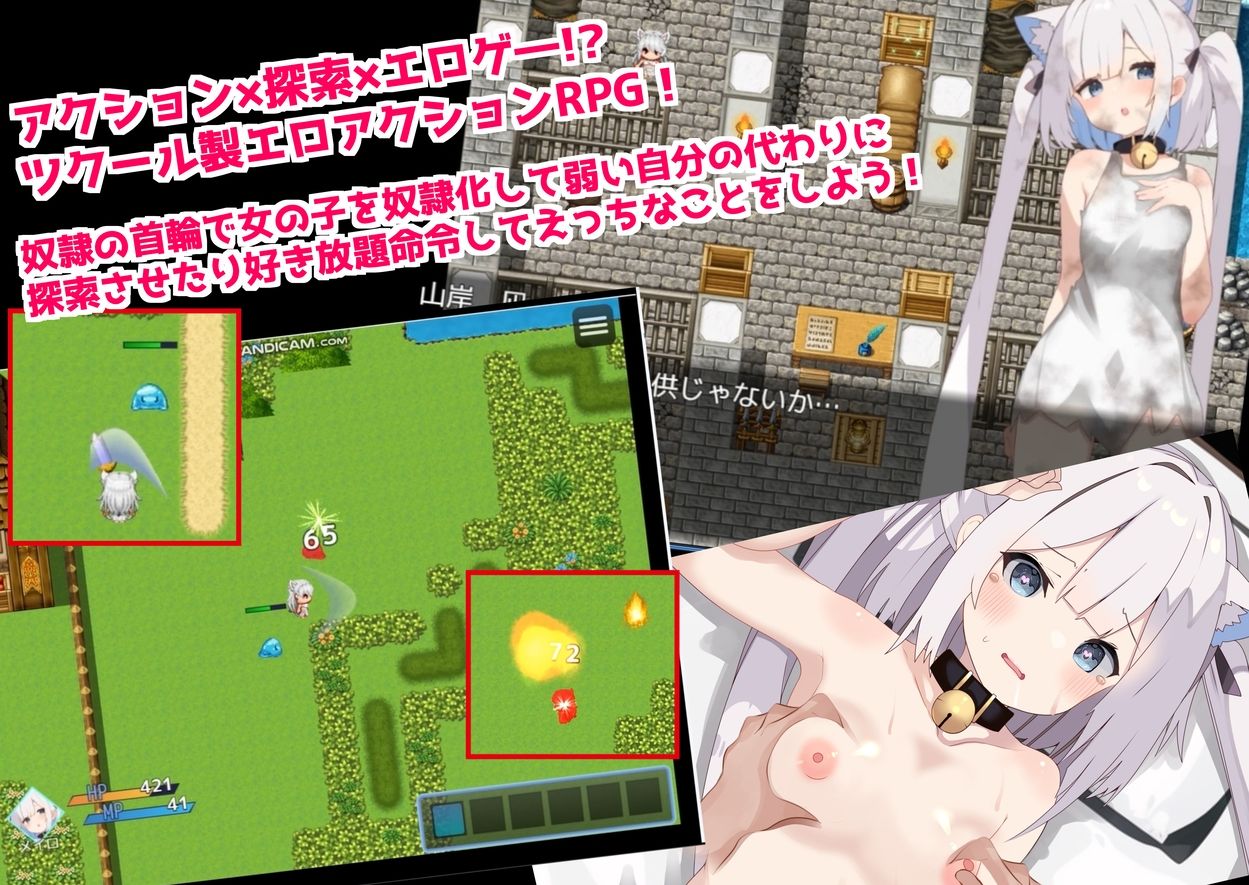 サンプル画像1:【ARPG】奴●首輪を手に入れた俺が美少女ハーレムを作るまで。(てとが) [d_474552]