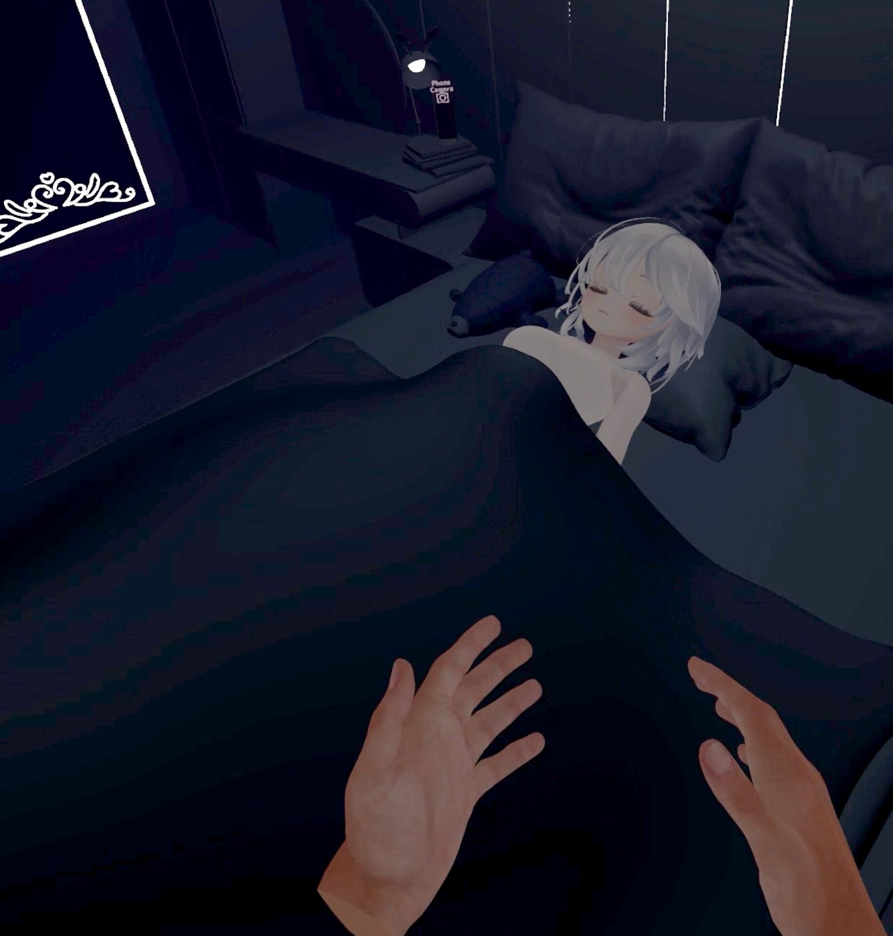 サンプル画像5:【VR専用】寝ているあの娘を壊してみた。(GrabThree) [d_480820]