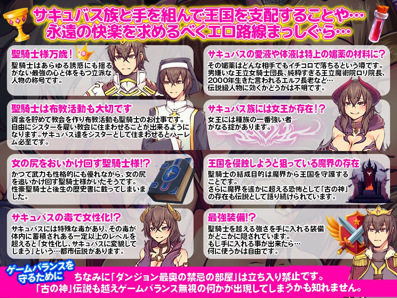 サンプル画像6:サキュバスの逆レ●プに憧れてわざと負けようとする最強勇者(BABYLON) [d_482202]