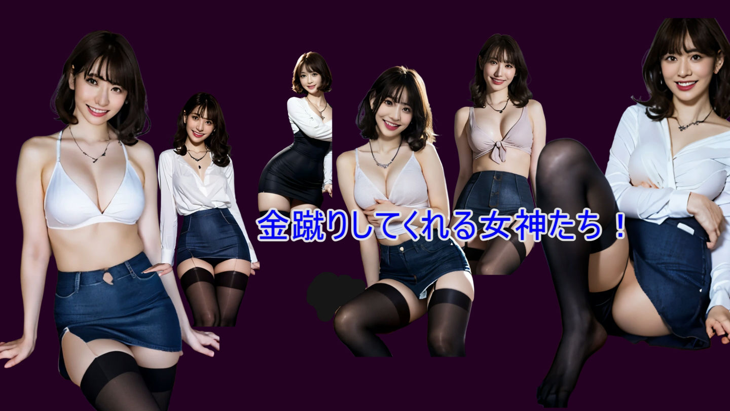 サンプル画像1:金蹴りのゲーム(柳原平和) [d_490231]