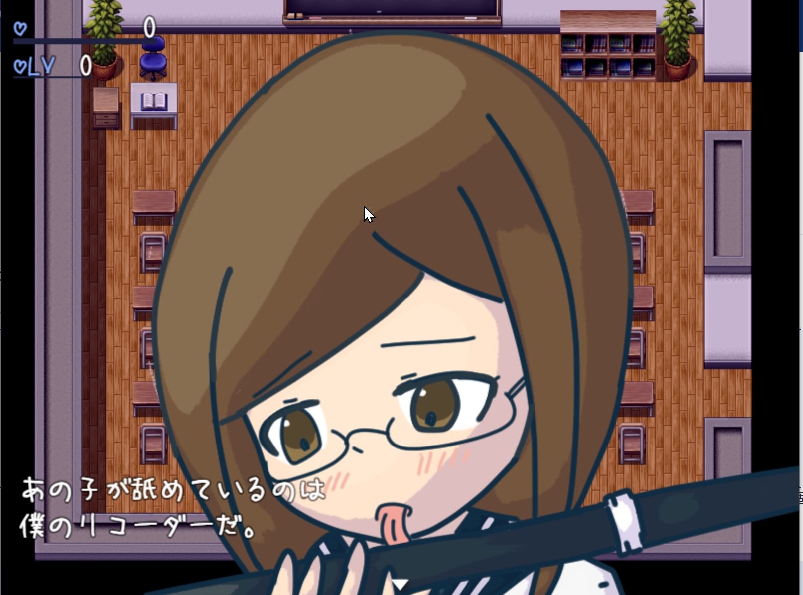 サンプル画像4:放課後の教室でぼくのリコーダーをなめてた娘とH(リキャット) [d_496994]