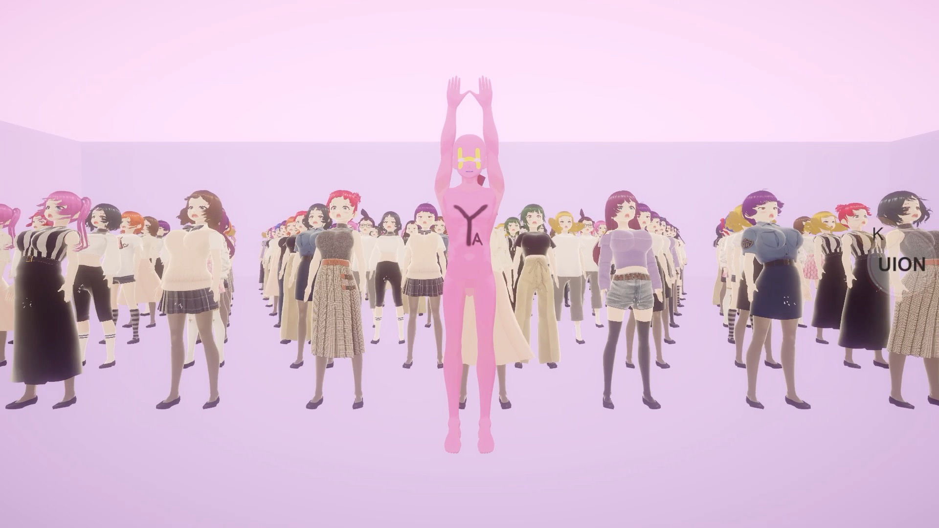 サンプル画像4:やりたい放題マン in オフィス(やりたい放題マン) [d_500655]