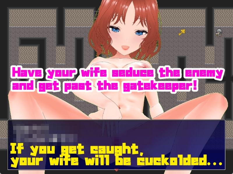 サンプル画像2:Cuckold Dungeon -A game where you have to have your wife seduce the enemy and escape from a fort-(キャスティング) [d_501264]