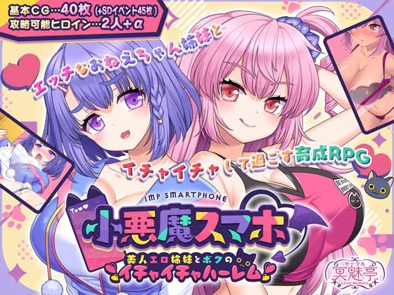 《d_503965》小悪魔スマホ 〜 美人エロ姉妹とボクのイチャイチャハーレムのパッケージ画像