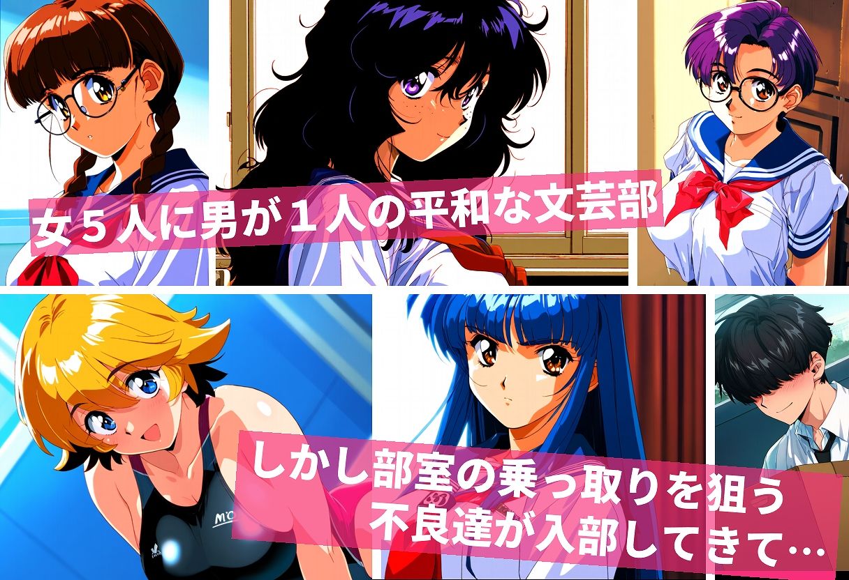 サンプル画像1:文芸部は不良の性処理係 -喰い荒らされた乙女たち-(タイムセールズ) [d_505531]