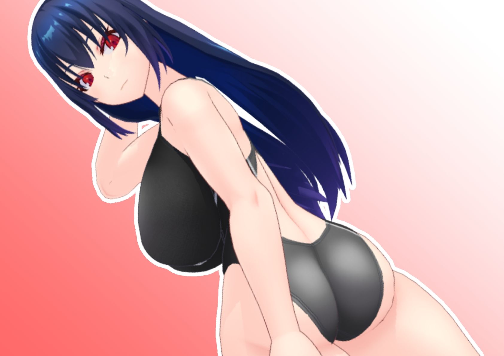 サンプル画像3:【3Dモデル】宇佐月ゆらMMDモデル V1.0【オリジナルMMDモデル】(トリ伯爵) [d_515487]