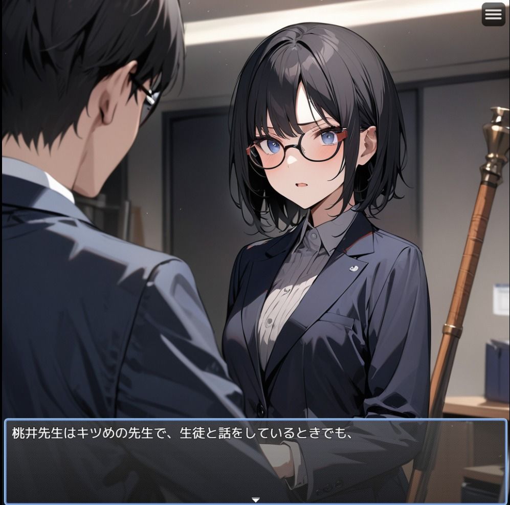 サンプル画像1:学園の魔物VS水野亜美（単話版） 生意気な黒髪教師と生徒の地獄(aiヒロインクリエイト) [d_518414]